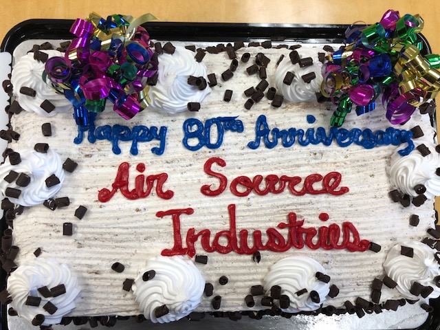 80th-anniversary-air-source-industries-cake